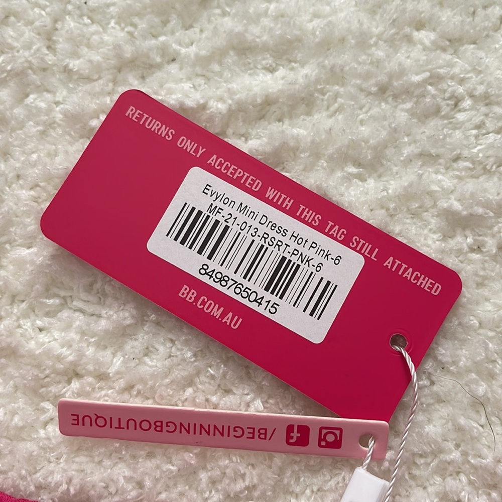 NWT Beginning Boutique Evylon Linen Mini Dress - Picture 6 of 12